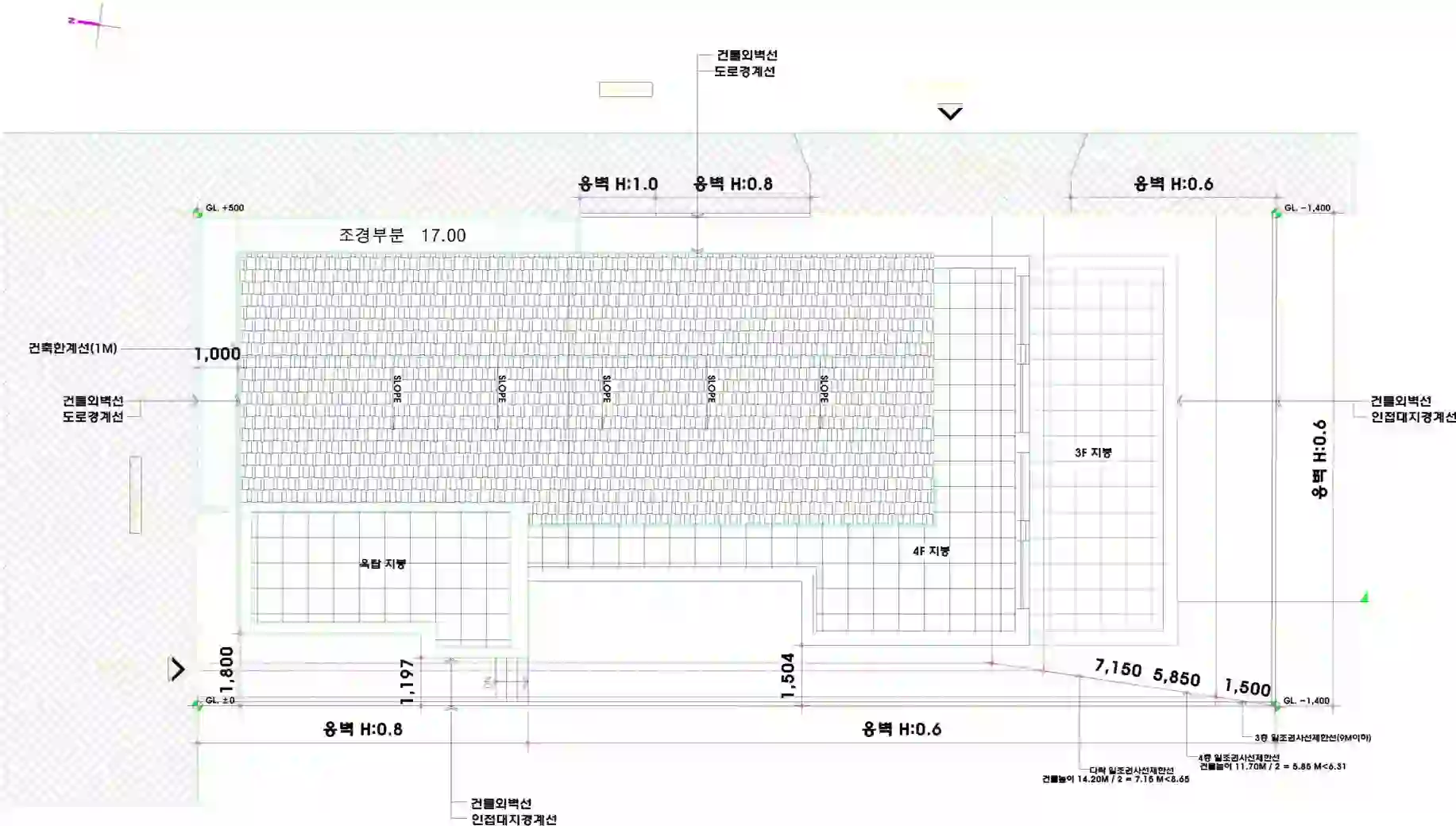 씨엘블루빌 배치도 이미지